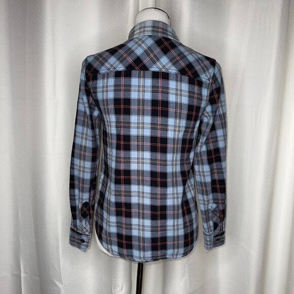 By Junkfood Plaid Button Down Sz Small - Picture 4 of 8